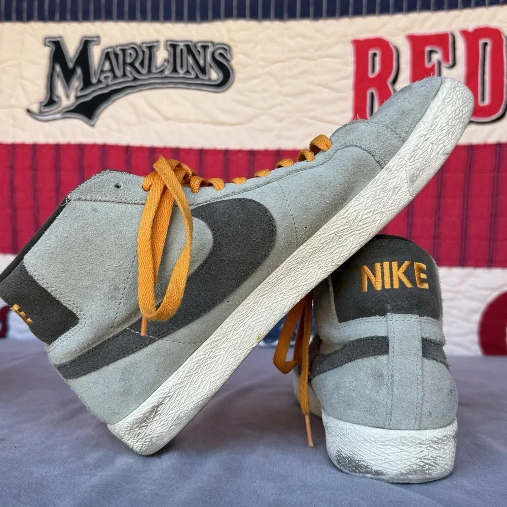 Size 11.5 - NIKE SB ZOOM BLAZER‎ MID JADE HORIZON SEQUOIA 864349-301